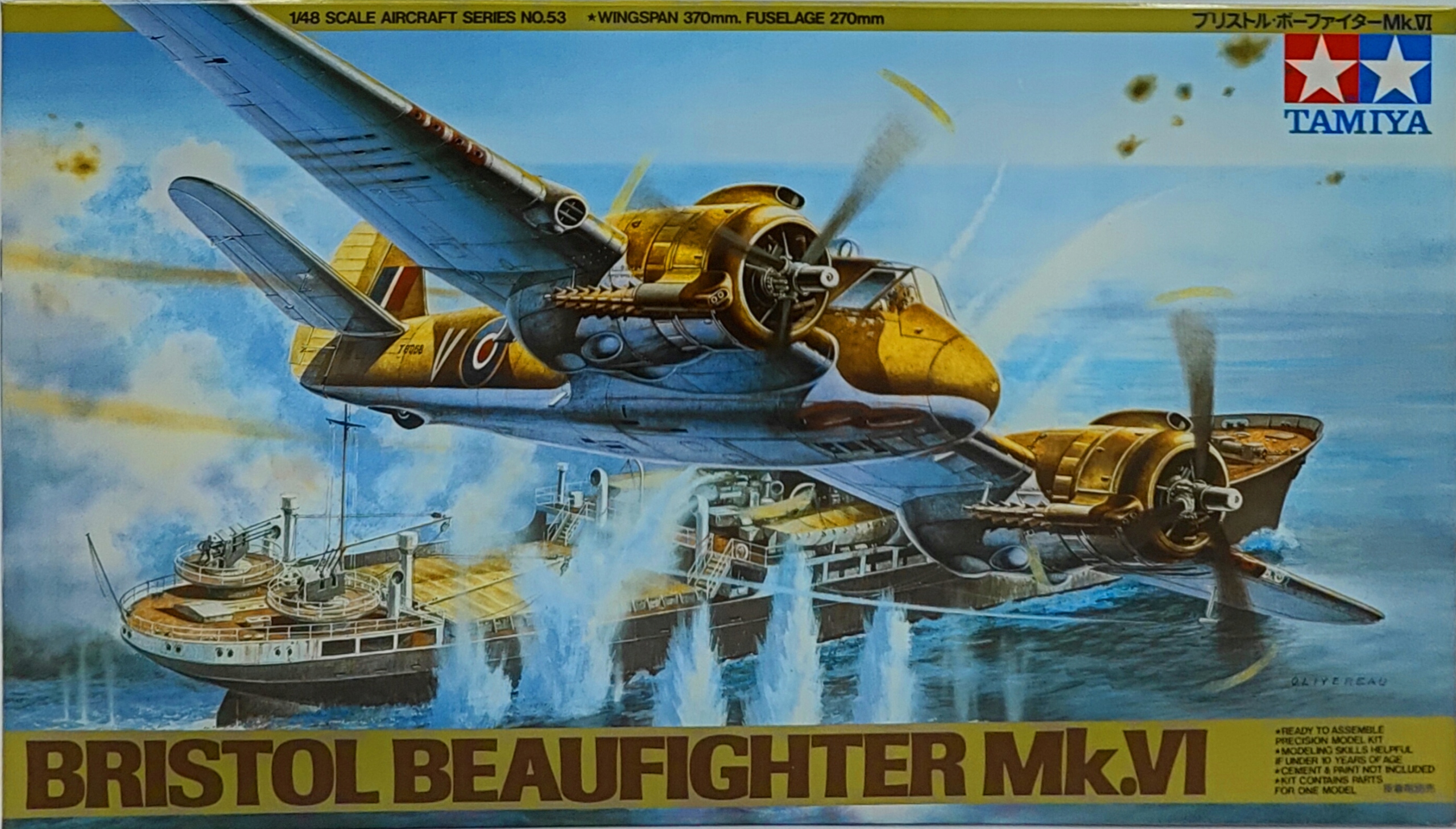 Tamiya 61053 Bristol Beaufighter Mk.VI Model 1/48