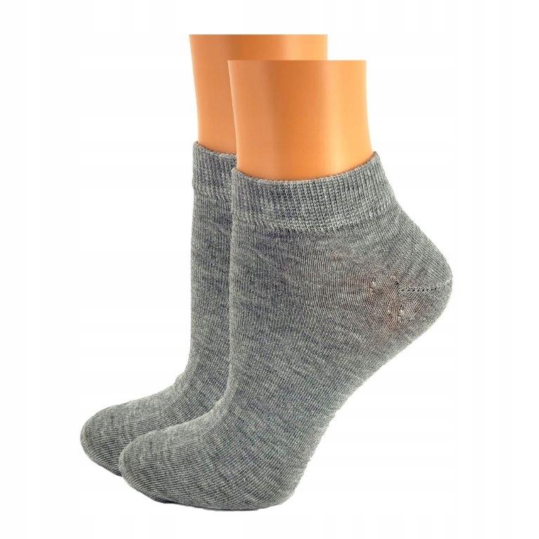 

Stopki Skarpetki Bawełna Damskie Szare 39-41