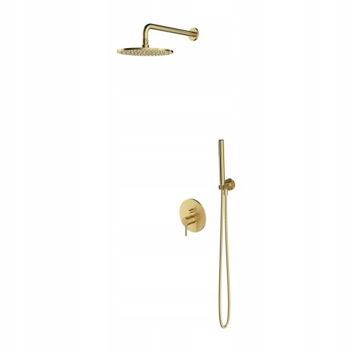 Sprchový Stĺp S Podomietkovou Batériou, Mosadz Brúsená, Omnires