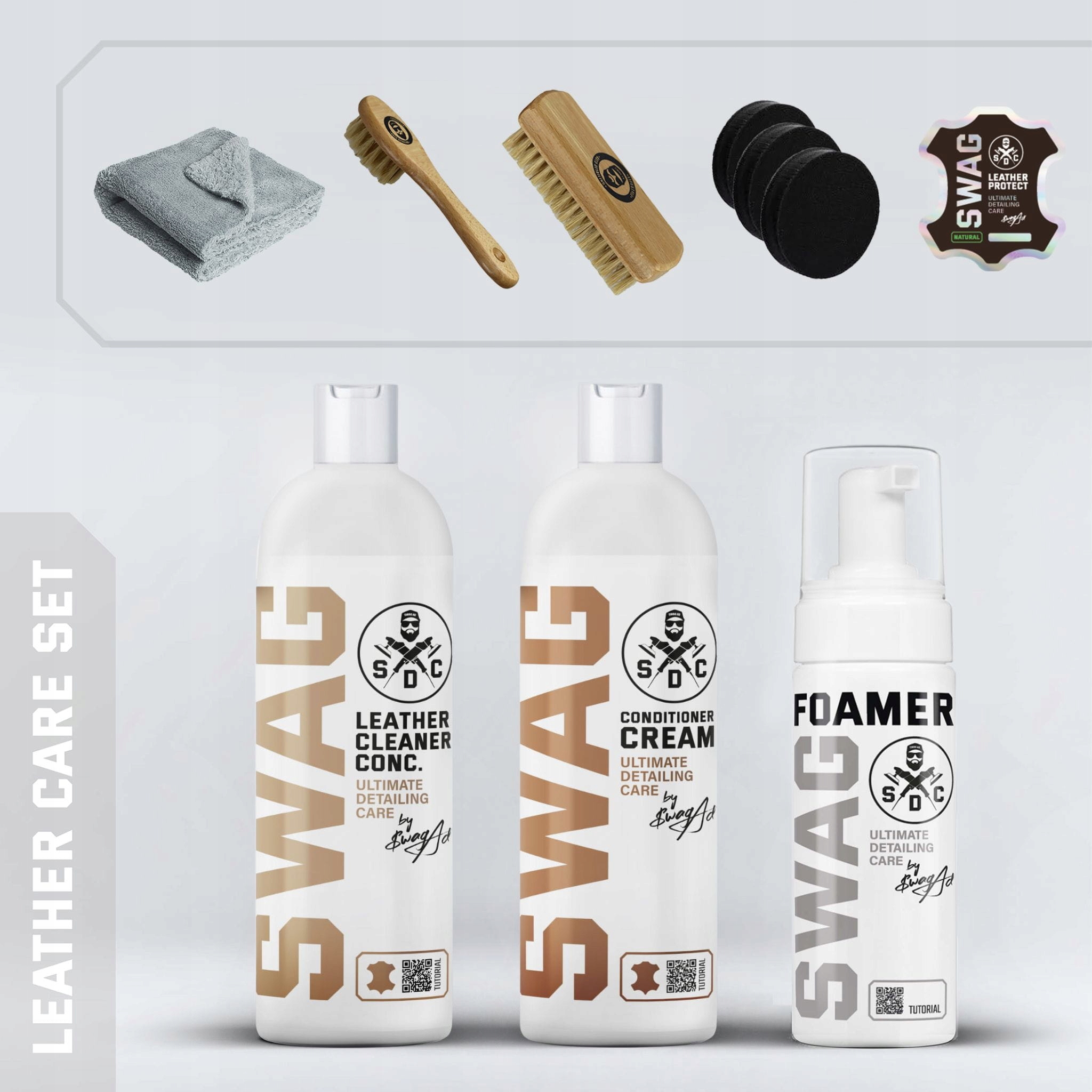 Swag LEATHER CARE SET ZESTAW Do czyszczenia skóry