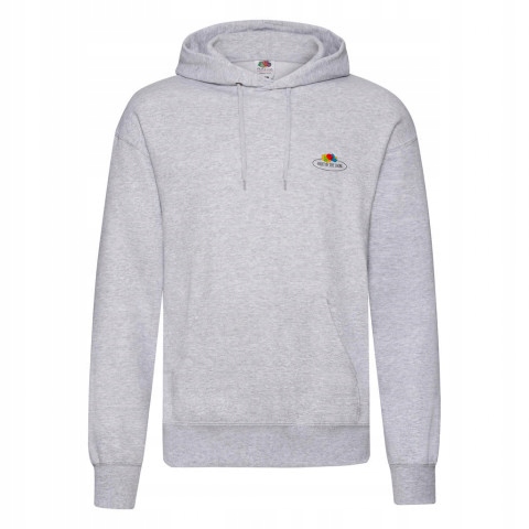 

Bluza męska Vintage małe logo FruitLoom Grey XL