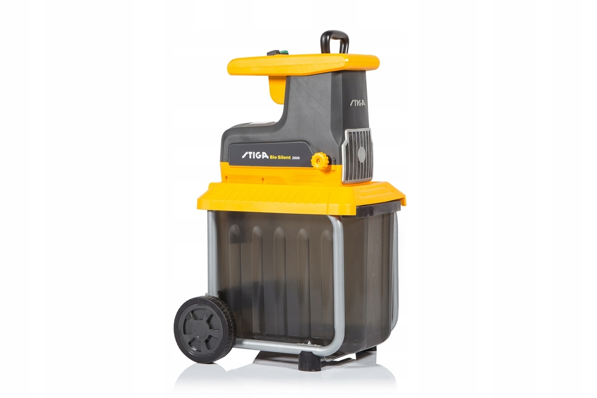 Rozdrabniacz do gałęzi Stiga 2500W Silnik Indukcyjny Frezowy Kółka Kosz 60l
