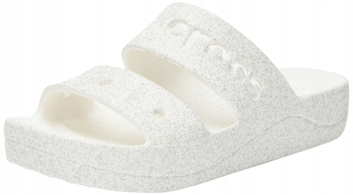 Sandály Crocs Baya Platform Glitter Sandal 38,5 W8 White