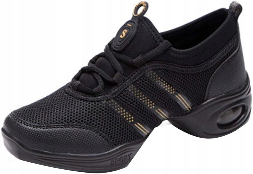 Buty Do Tańca Damskie Czarne Sznurowane 37 6GA