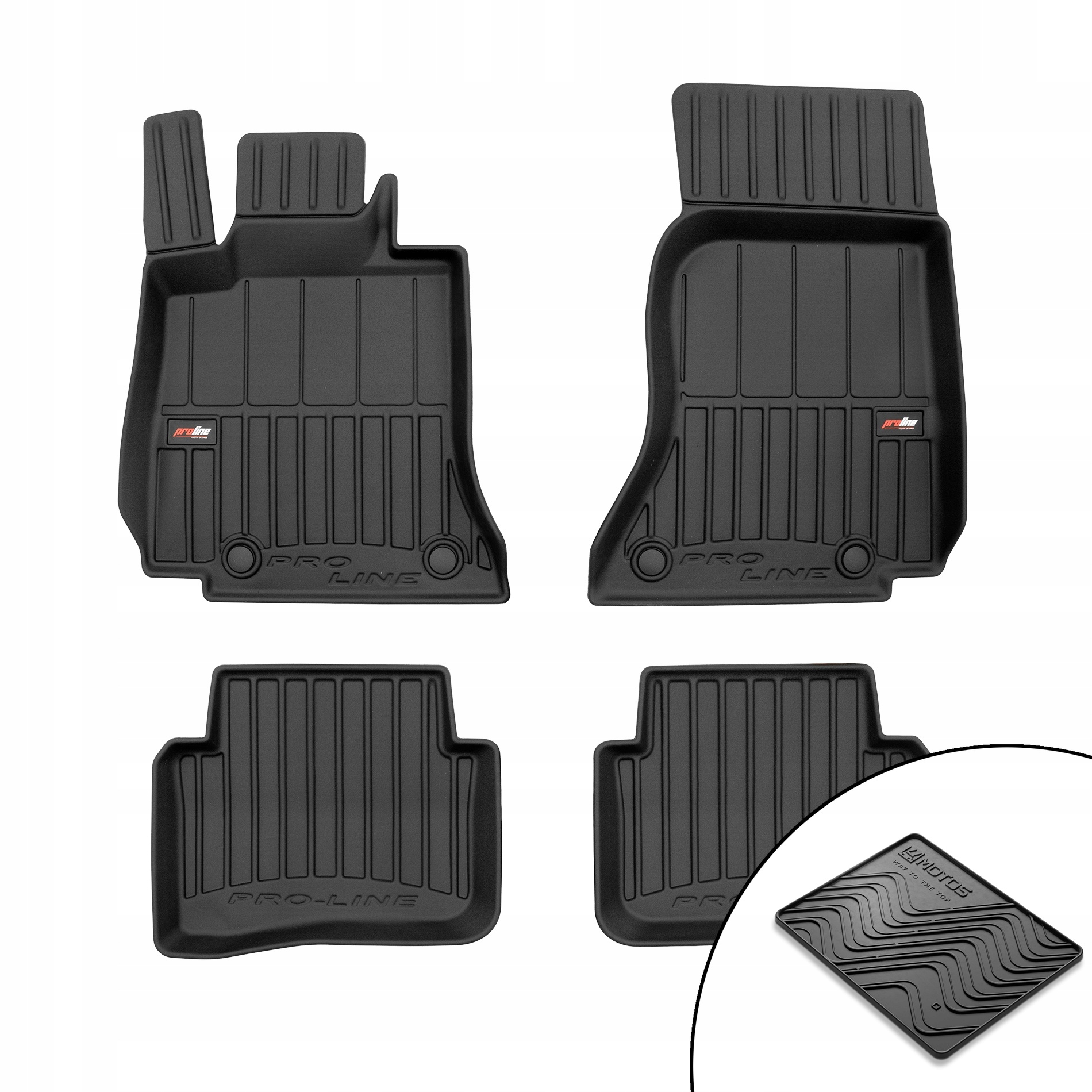 Dywaniki gumowe 3D Mercedes-Benz Klasa C W206 od 2021 +mata