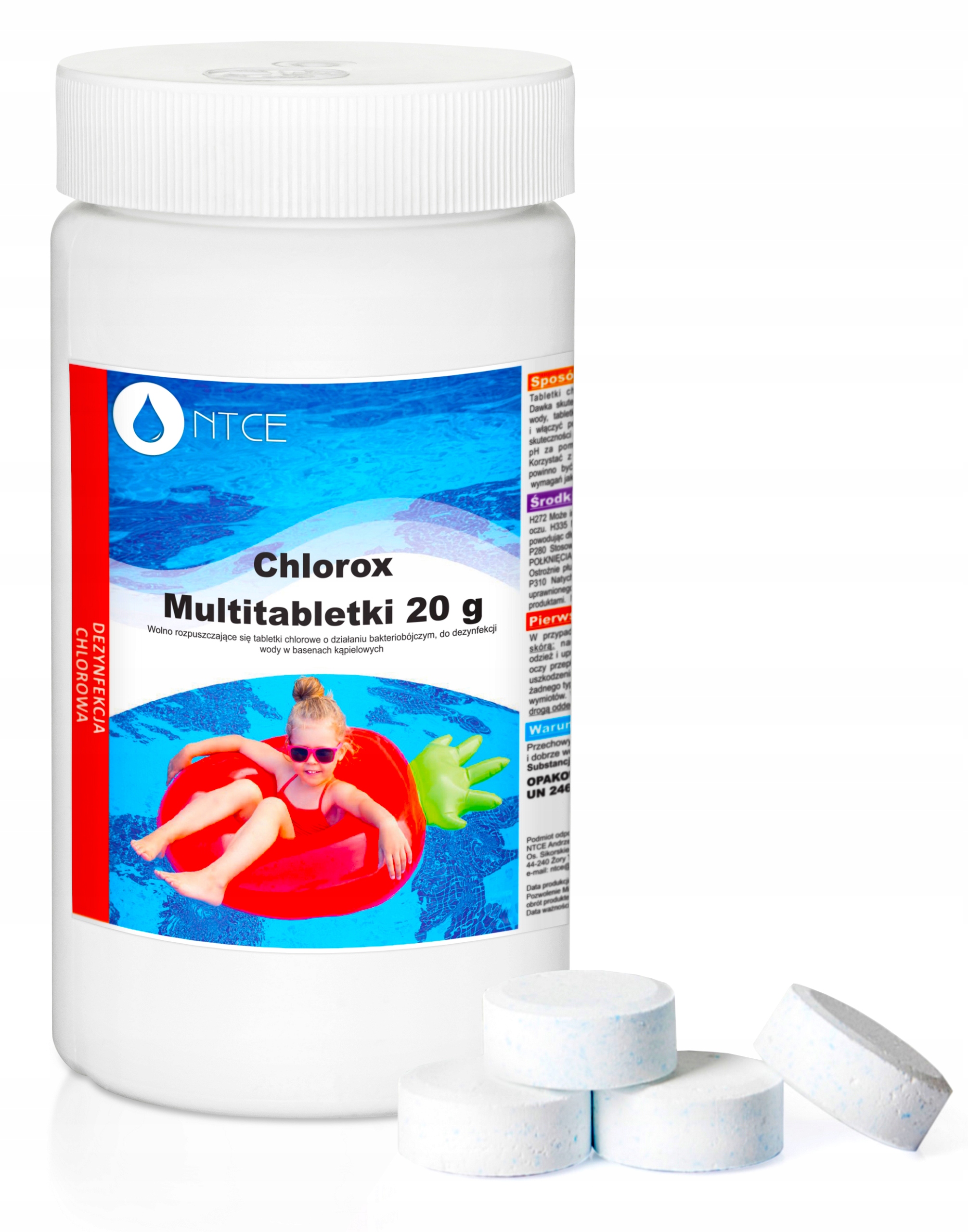 

Chlor Do Basenu Tabletki Multifunkcyjne 20g 1kg