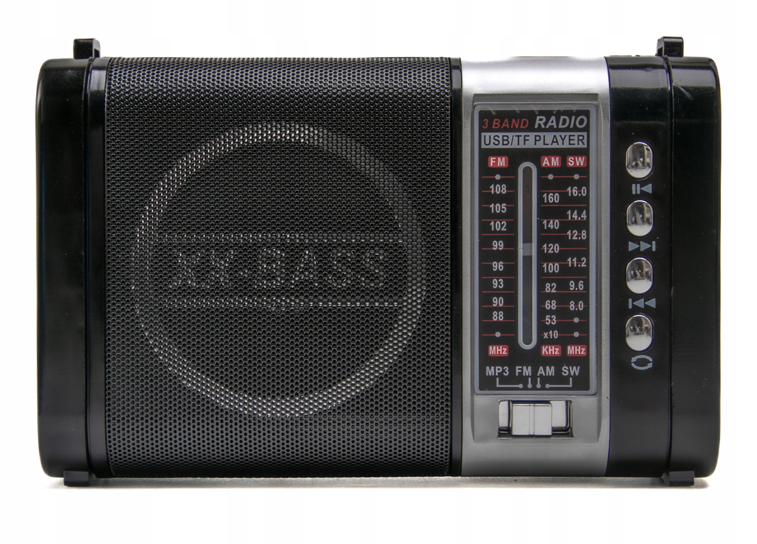 Radio Am Fm Sd Karty Usb Pendrive Bas Baterka Aku
