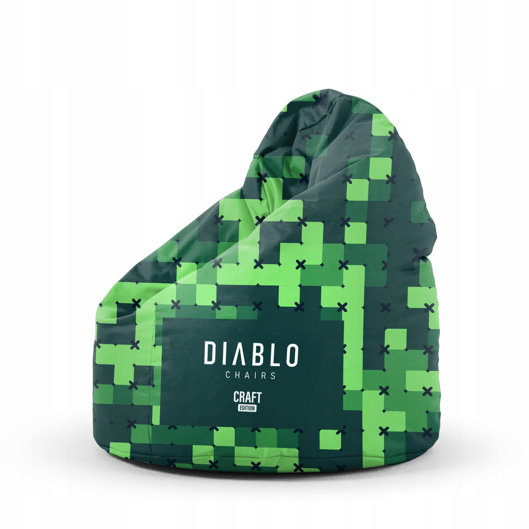 Taburet Voděodolná 80 x 110 cm Taška pro dítě Diablo Zelená Craft Edition