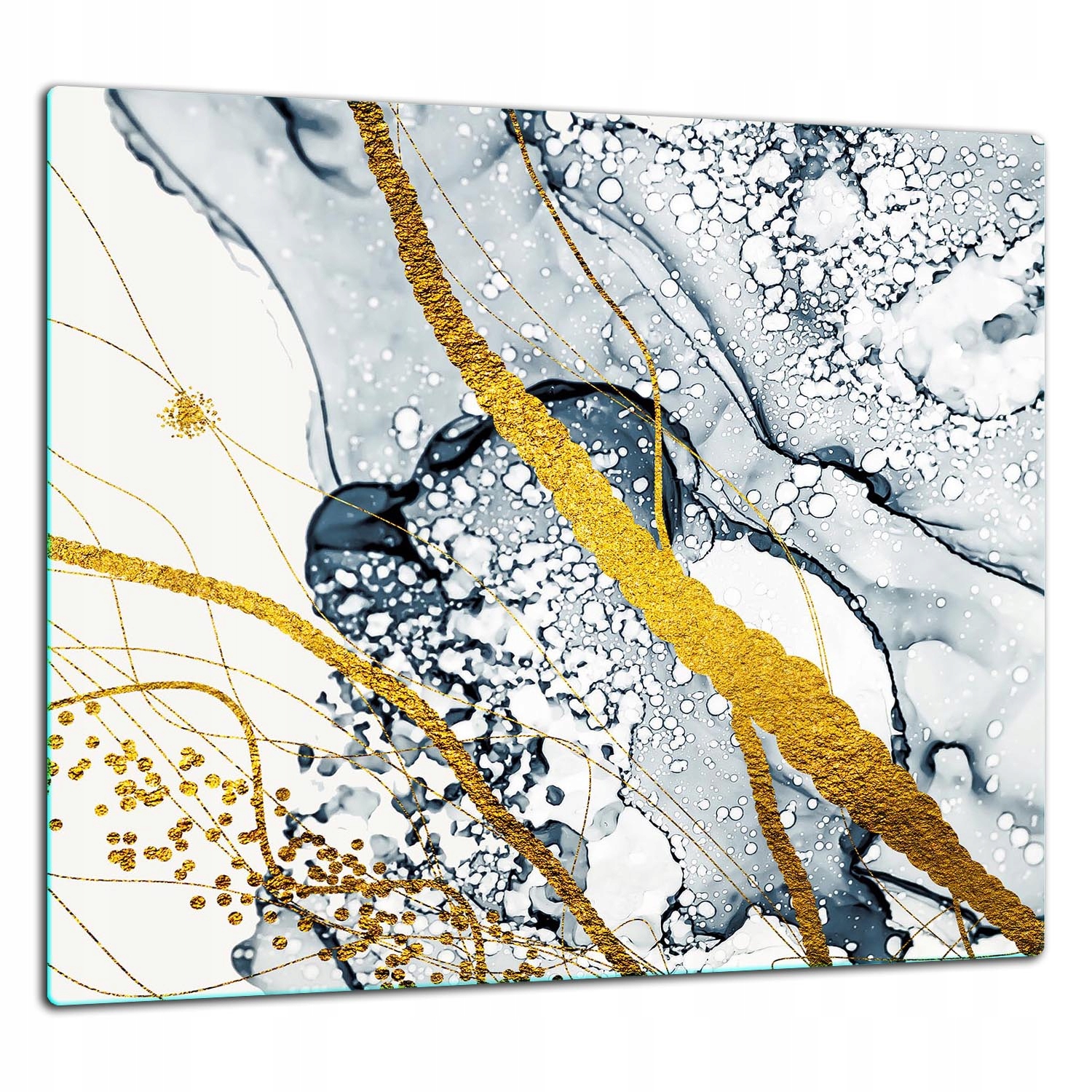 Skleněná Ochranná Deska Panel Lepidlo 65x60 Mramor