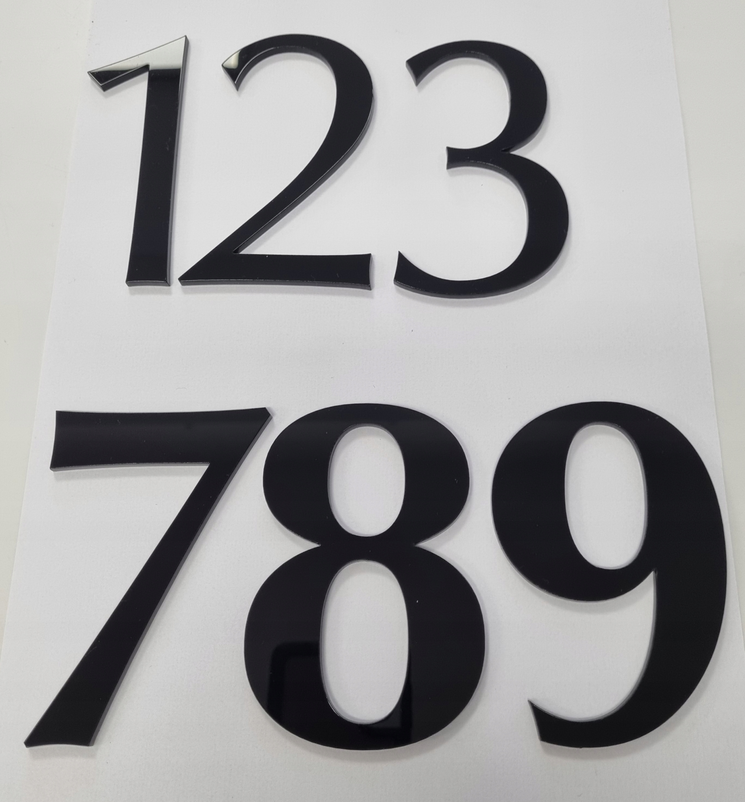 CYFRY PLEXI PMMA NUMERY NA DOM, OPCJE DODATKOWE Marka inna