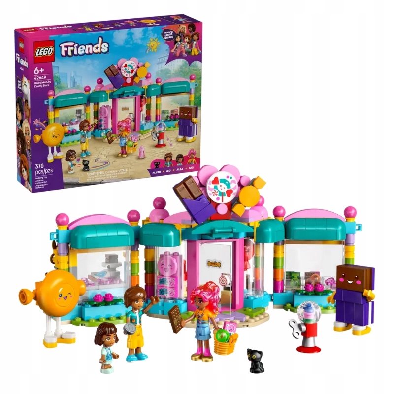 Lego Friends Obchod S Cukrovinkami V Heartlake 42649 376 Dílků 6+