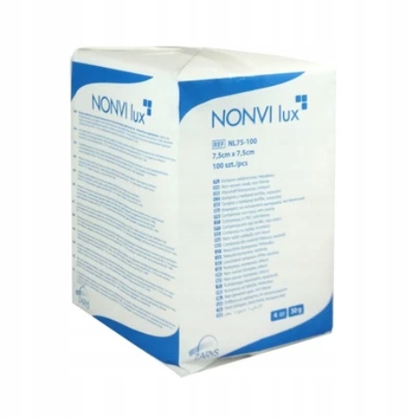 

Kompres Włókninowy Niejałowy 40g 7,5x7,5 100szt