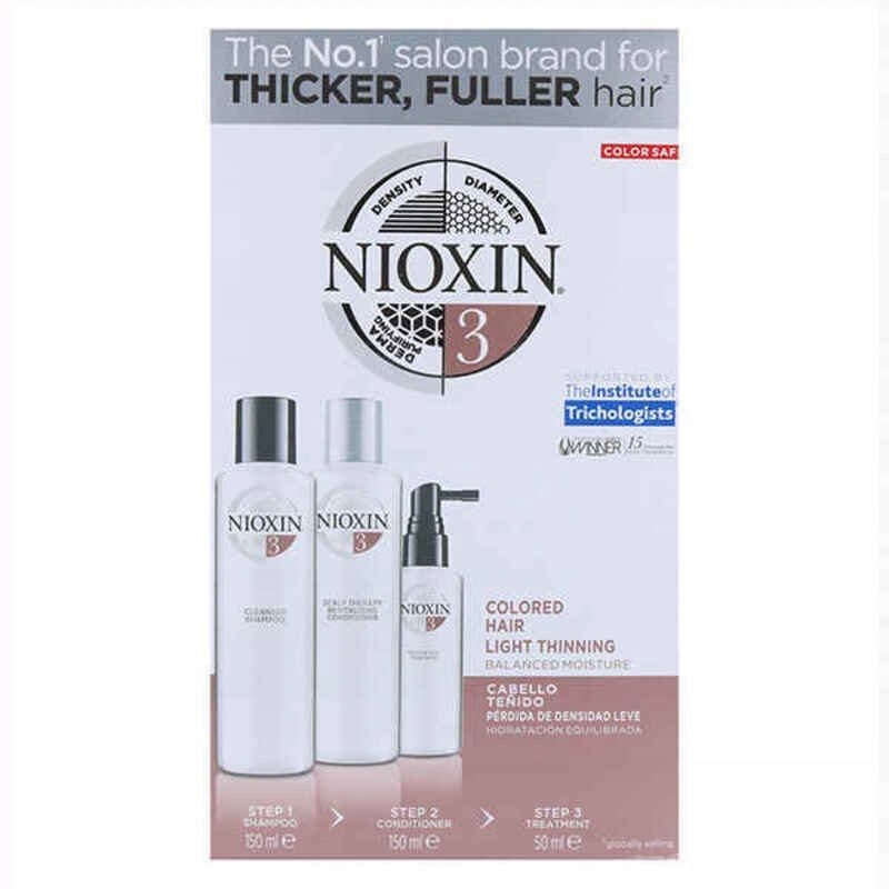 Liečba Wella Nioxin Trial Kit Sistem 3 Farbené vlasy