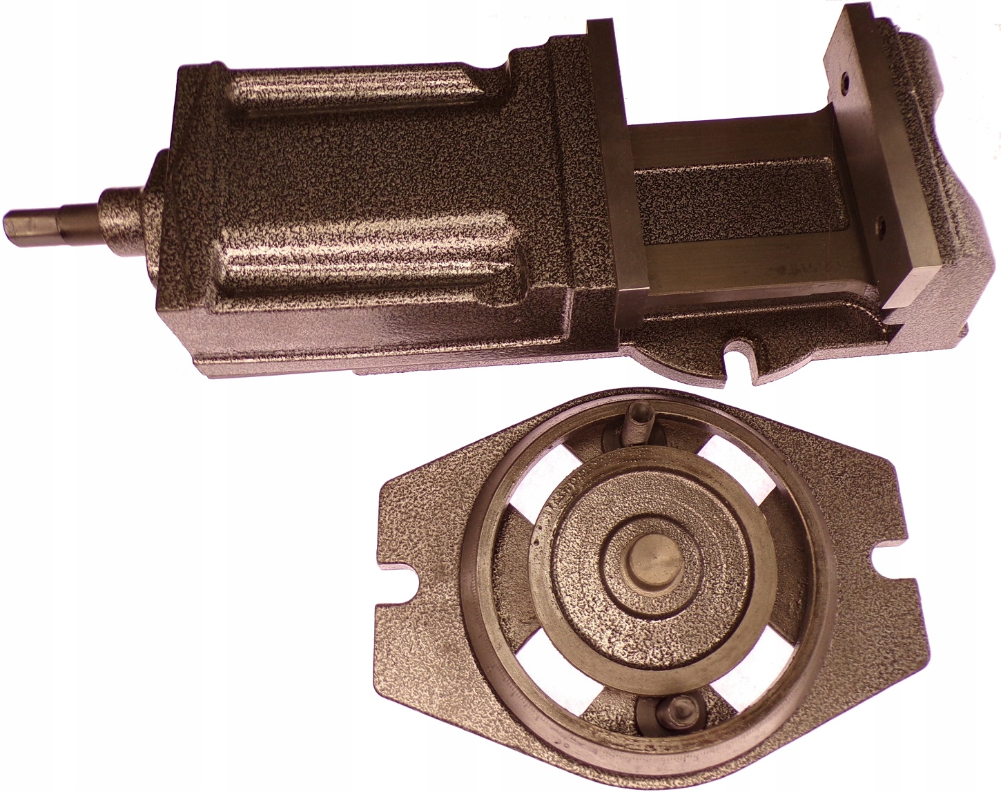 IMADŁO DO FREZARKI WIERTARKI MASZYNOWE OBROTOWE 125mm Z PODSTAWĄ OBROTOWĄ Rodzaj imadła maszynowe