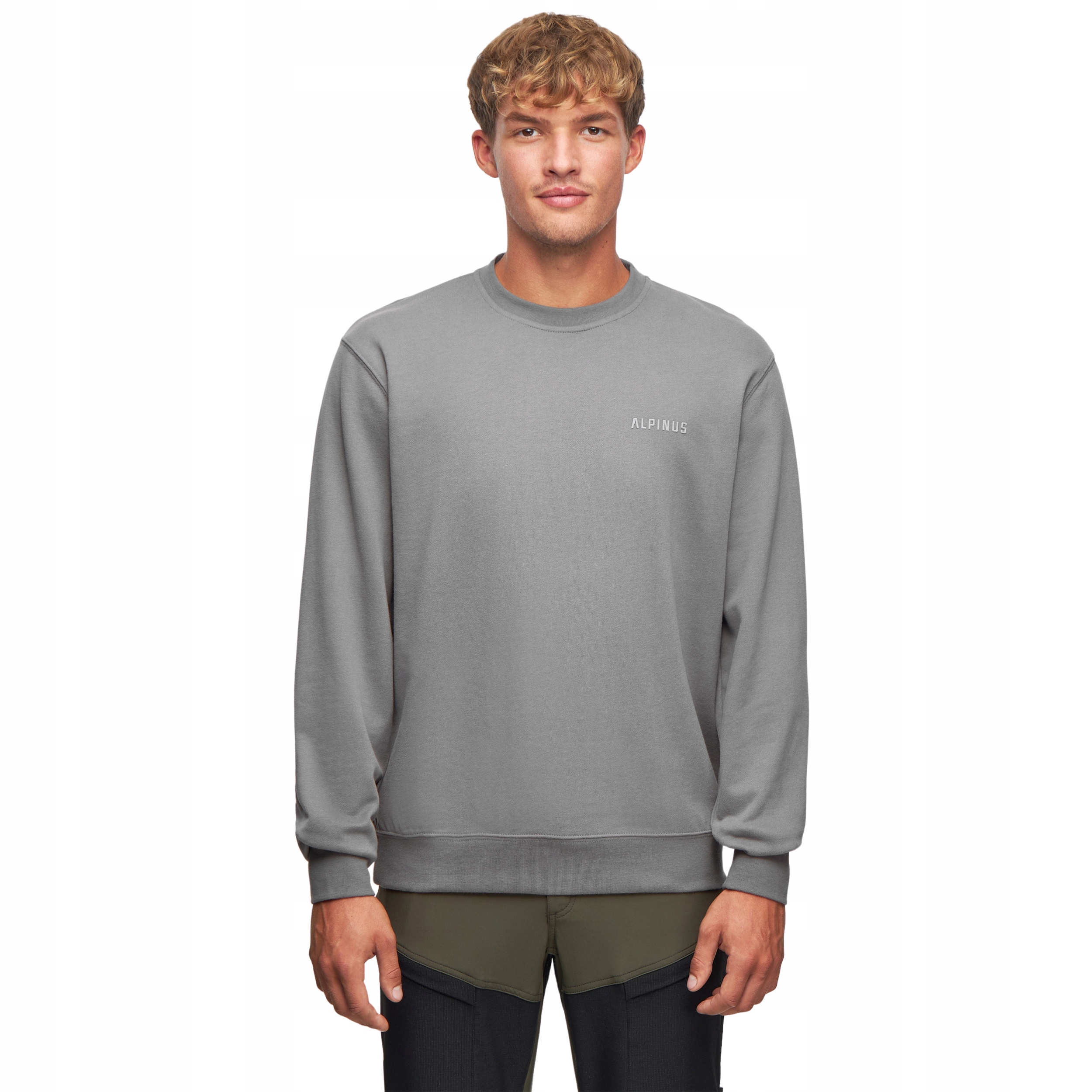 Pánská mikina Alpinus klasická šedá XL