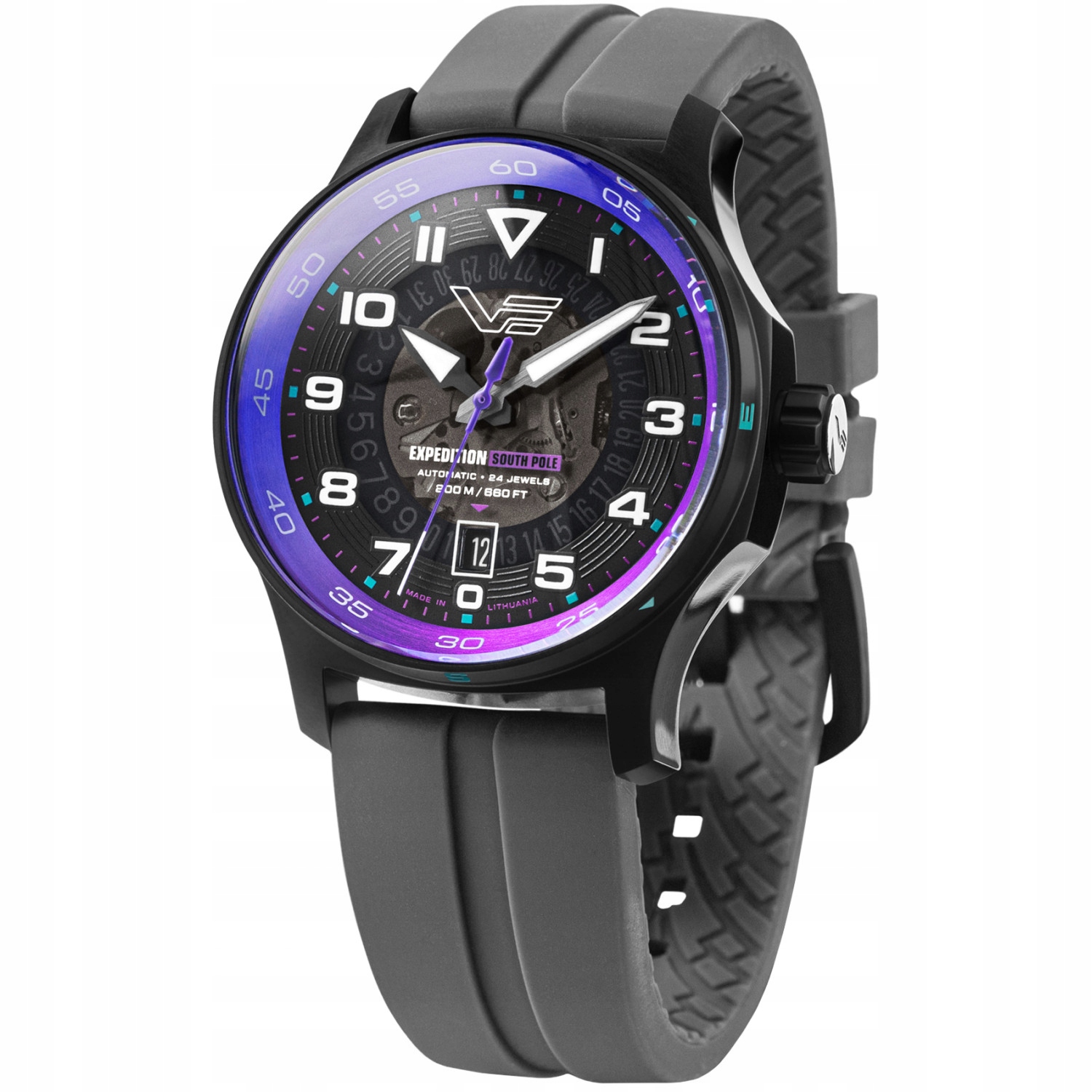 Pánské Hodinky Vostok Europe NH35A-592C760SG s šedým řemínkem