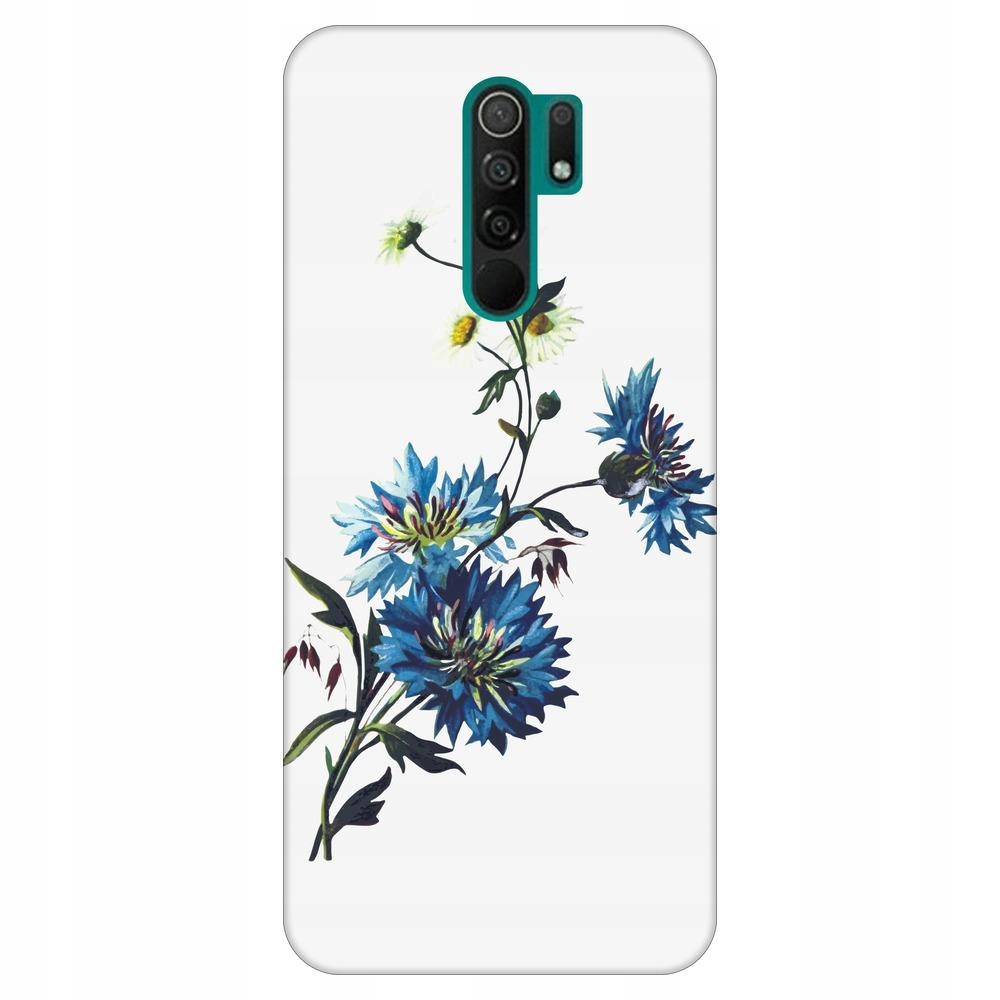 

Etui do Xiaomi Redmi 9 Kwiat niebieski