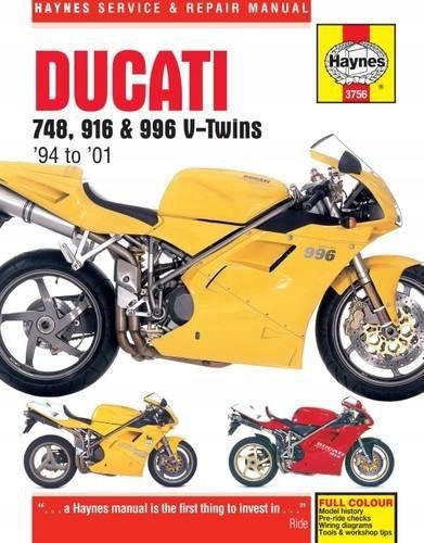 DUCATI 748, 916 AND 996 4-VALVE V-TWINS 1994 - 200