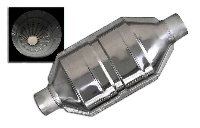 109-782 - Наскрізний Глушник в корпусі каталізатора Fi 60 мм