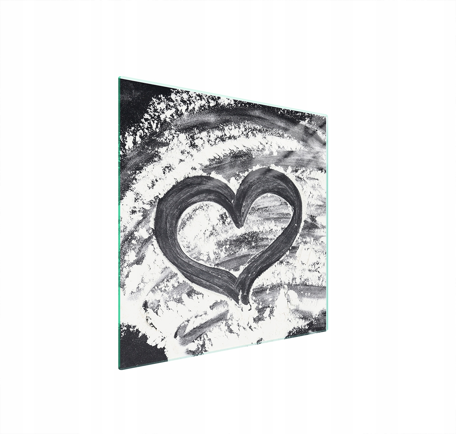 Skleněná Ochranná Deska Na Sporák 50x52 Srdce Tvrzené Sklo