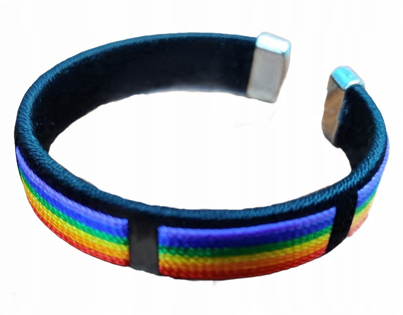 

Opaska, bransoletka regulowana, tęczowa Pride Lgbt