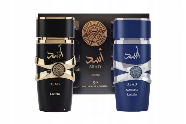 Zestaw Perfum Dla Mężczyzn Lattafa Asad & Asad Zanzibar 2X100 ML