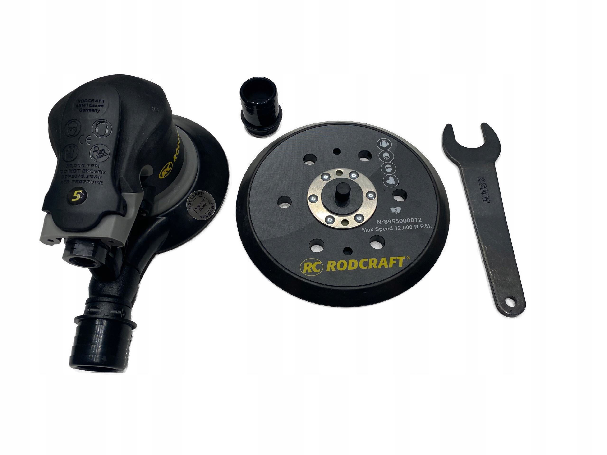 SZLIFIERKA OSCYLACYJNA PNEUMATYCZNA RC7705V6 Working Pressure 6 bar