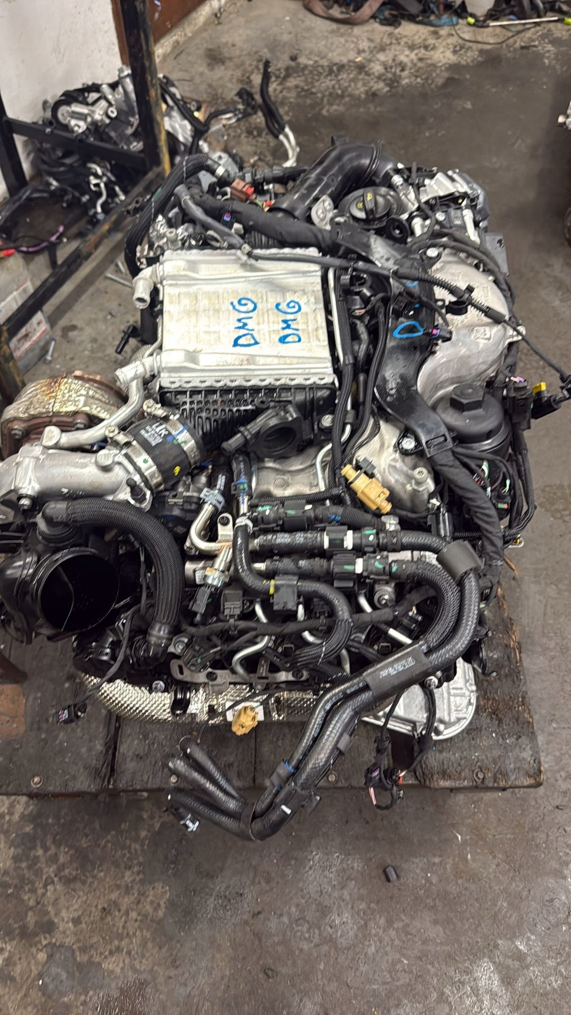 engine complete AUDI 3,0 TDI DMG 5 TYSKM
