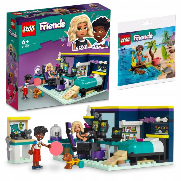Lego Friends Pokoj Novy 41755 Herna Lego 30635 Dárková Sada