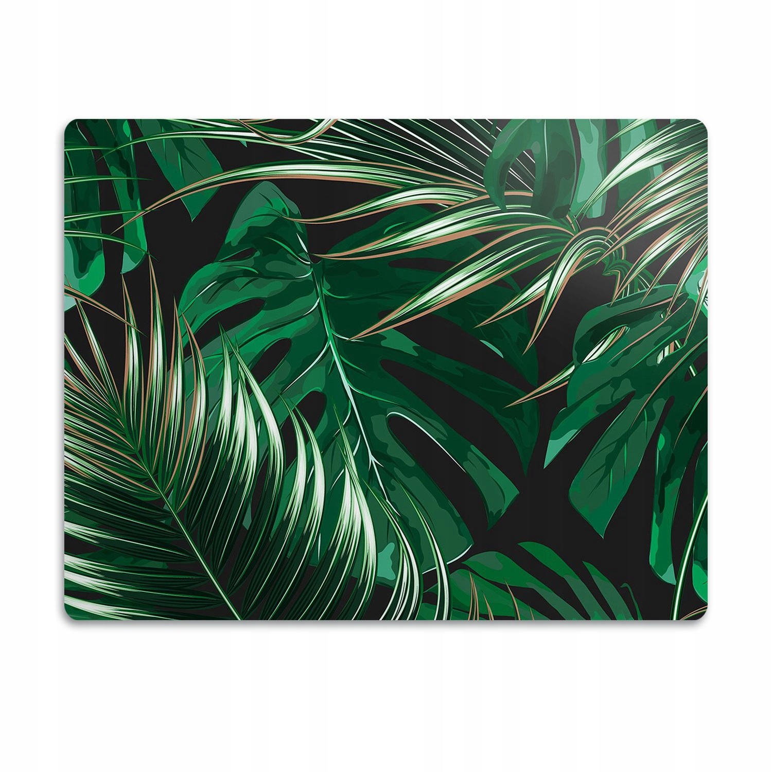 Levně Pro kočky podložka pod záchod Zelené listy 90x60 cm