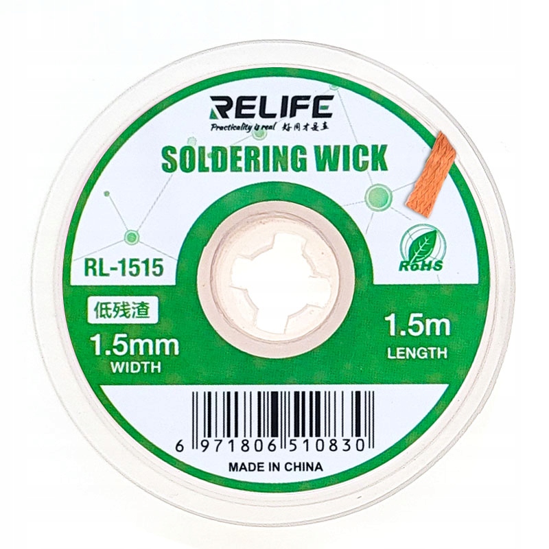 

Plecionka lutownicza rozlutowująca wick 1,5mm 1,5m