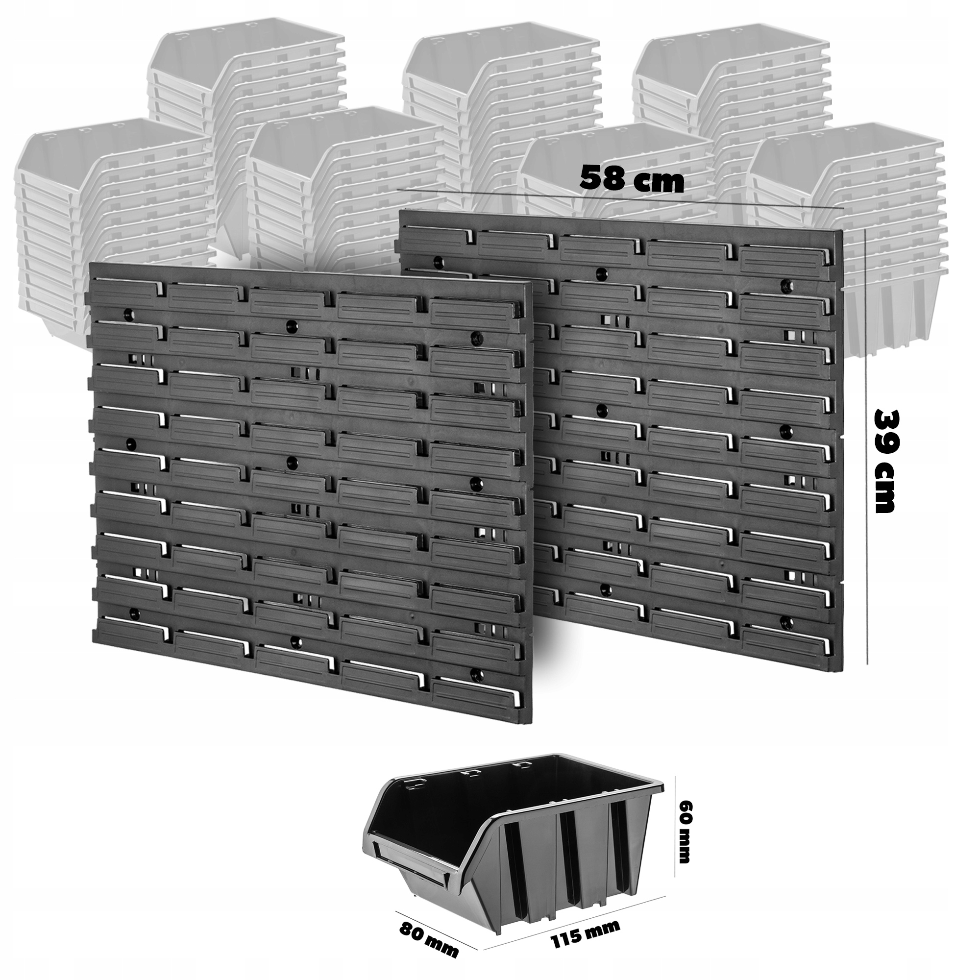 TABLICA NARZĘDZIOWA ŚCIANKA WARSZTAT 116x39 Marka Kadax