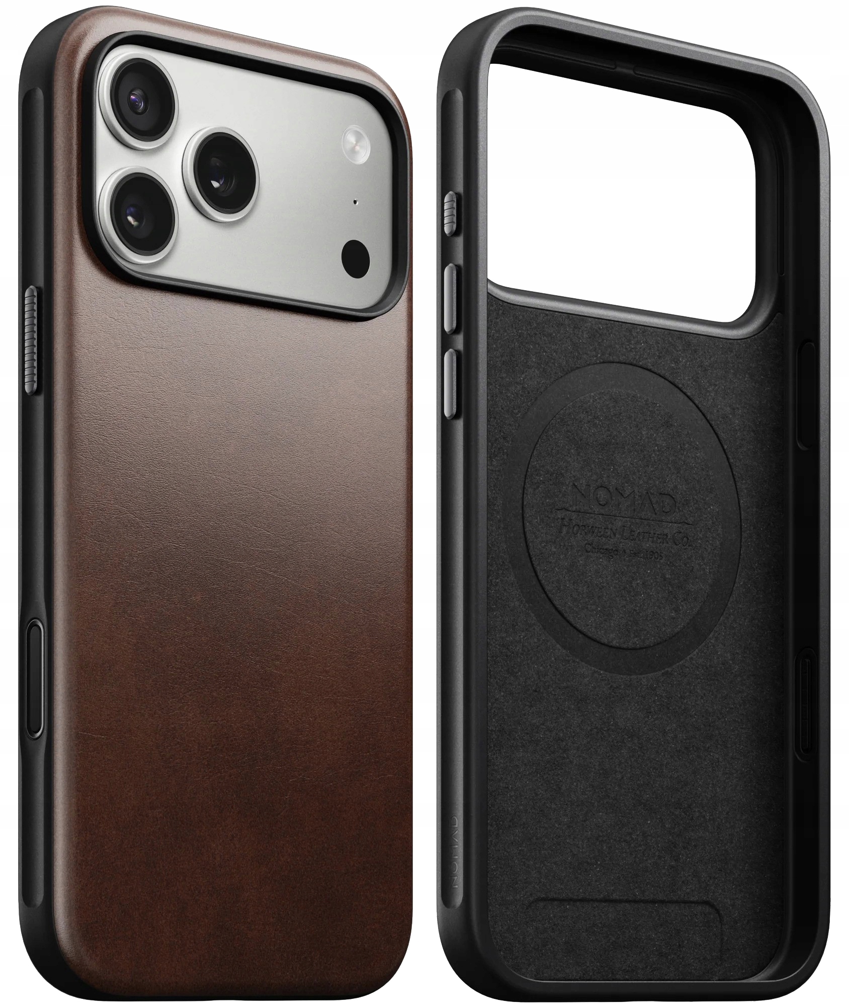 Nomad Modern Leather MagSafe puzdro Kožené puzdro pre iPhone 17 Pro Max