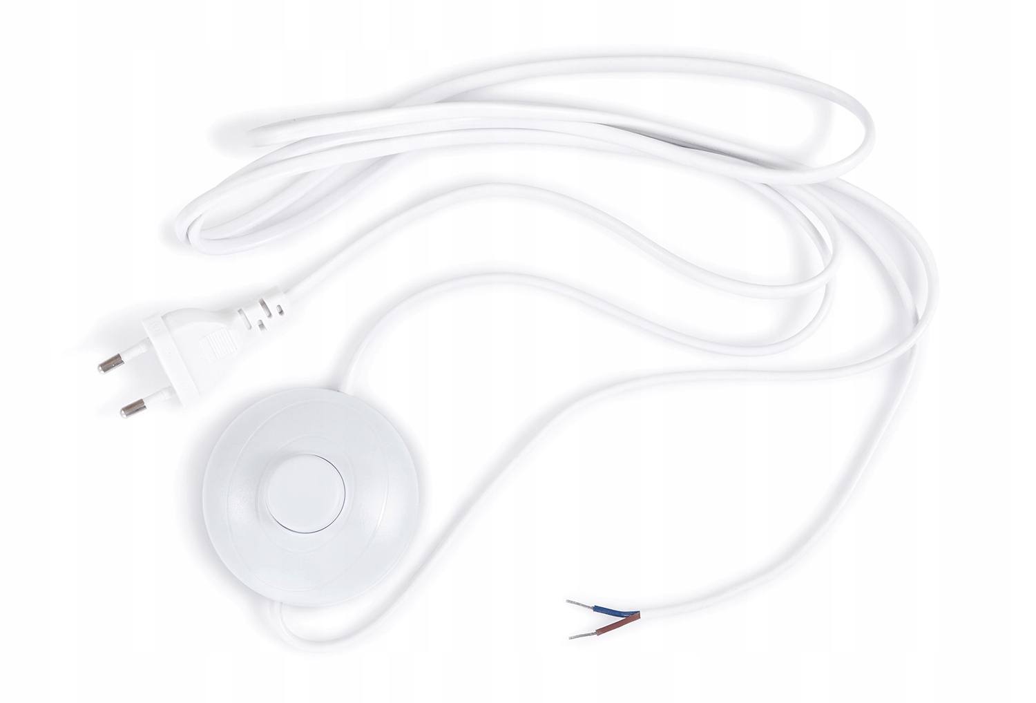 WŁĄCZNIK NOŻNY PRZEWÓD ZASILAJĄCY WTYCZKA BIAŁA Kod producenta ID-0014