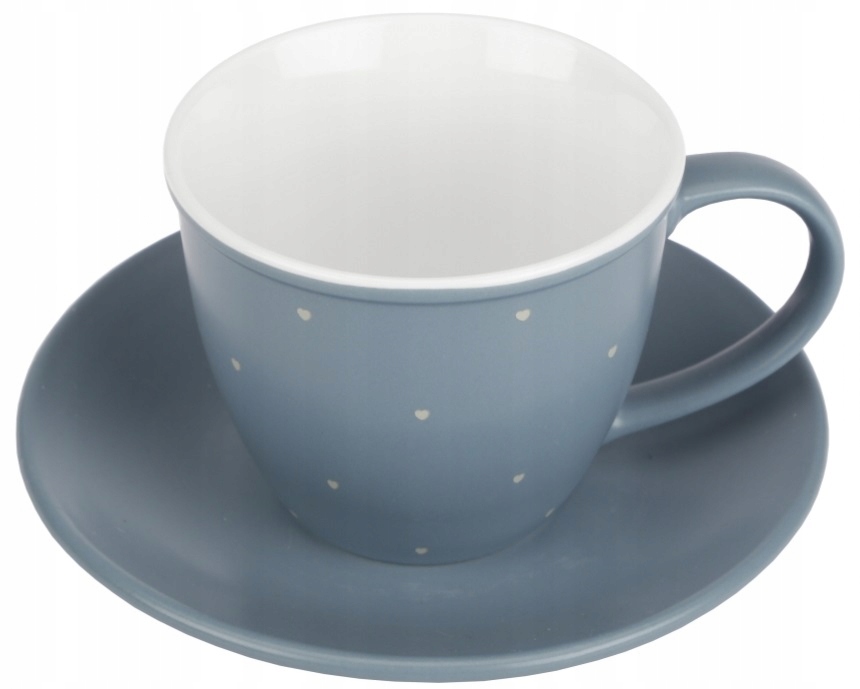 

Filiżanka I Spodkiem Coffea 220ML Porc.niebieska