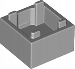 

Lego 35700 skrzynka 2x2x1 j. szary 1 szt N