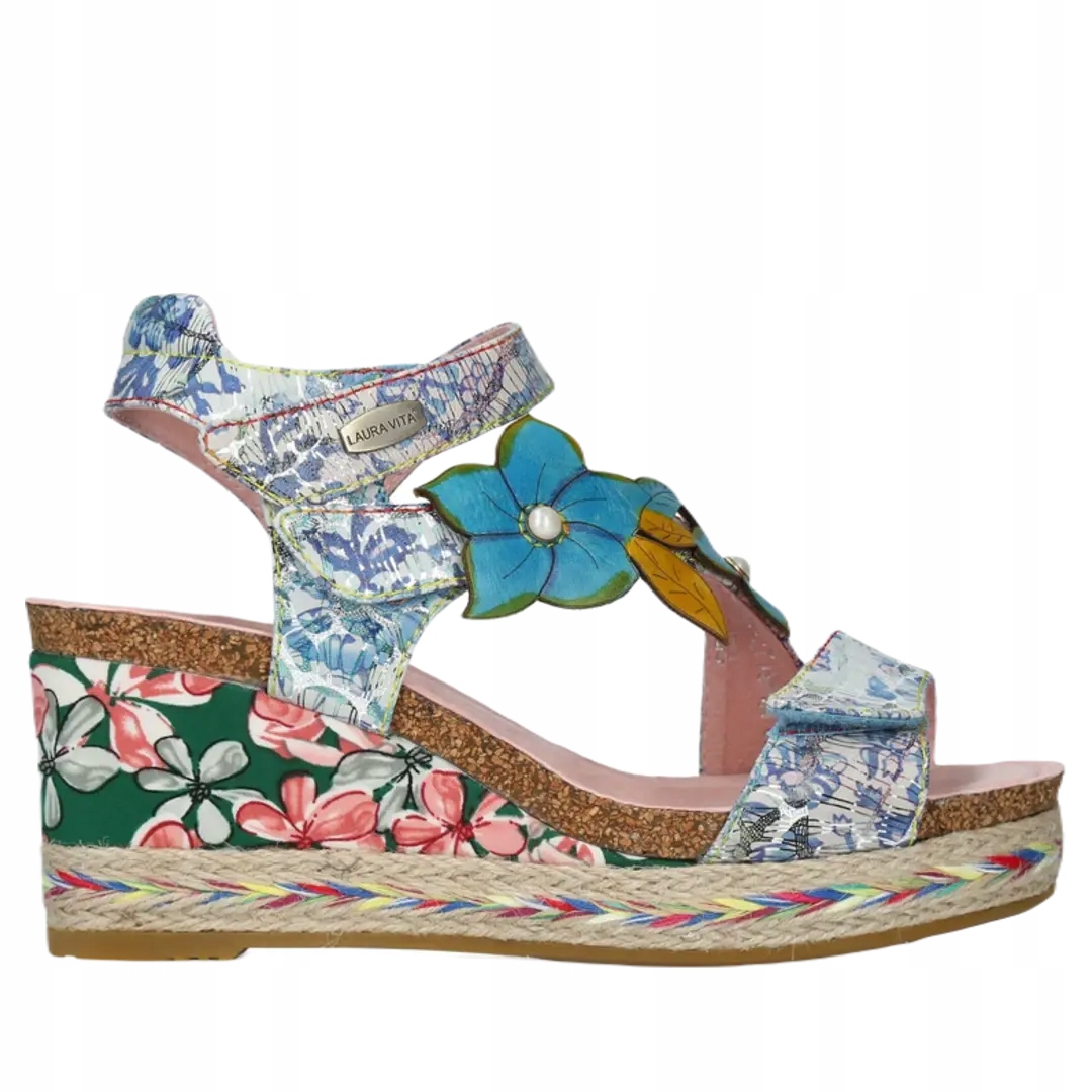 Dámské sandály Laura Vita Hacdeo 20 Blue 37, modré