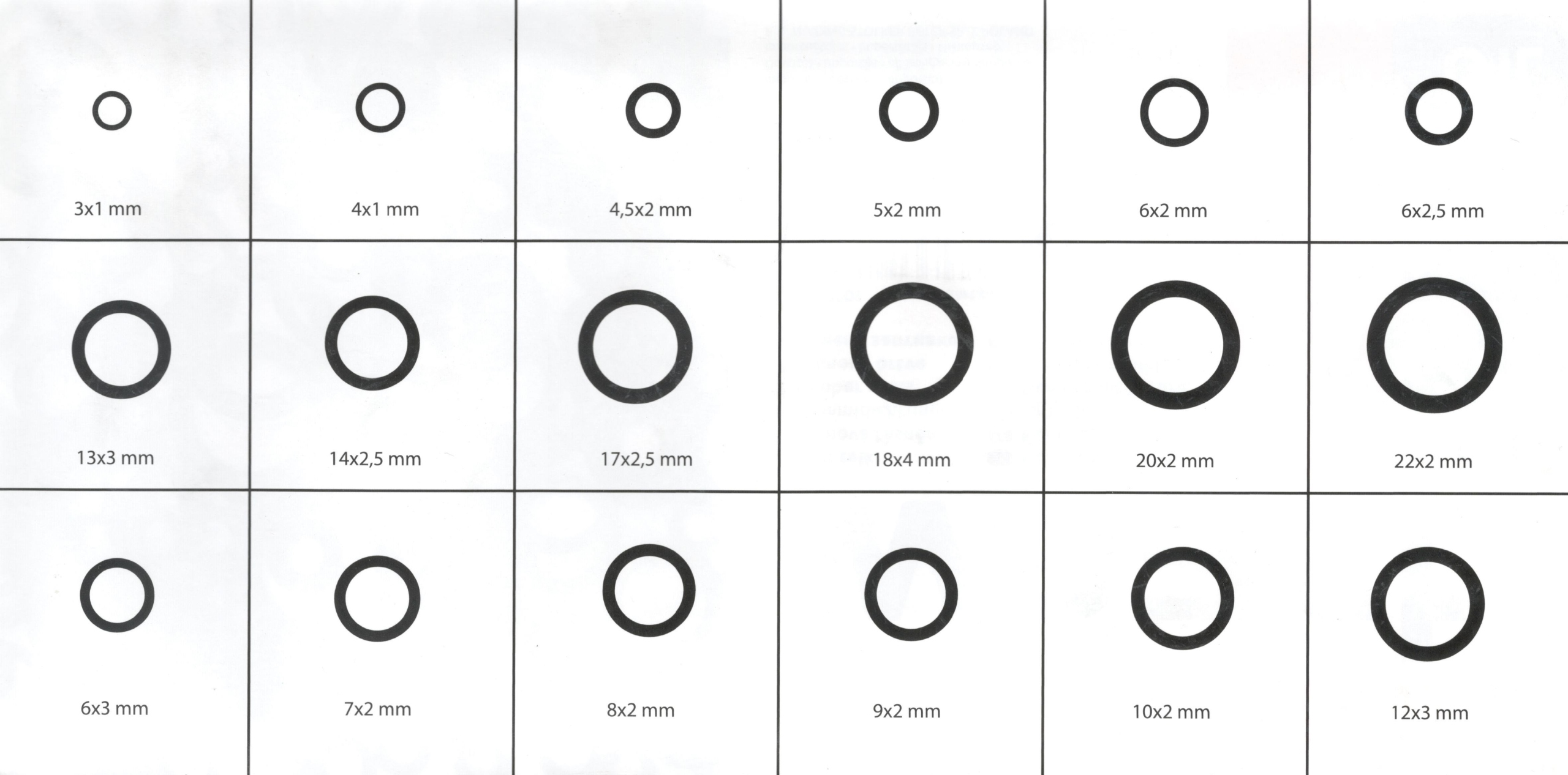 ZESTAW ORINGÓW, USZCZELEK - UNIWERSALNE 225szt Marka inna