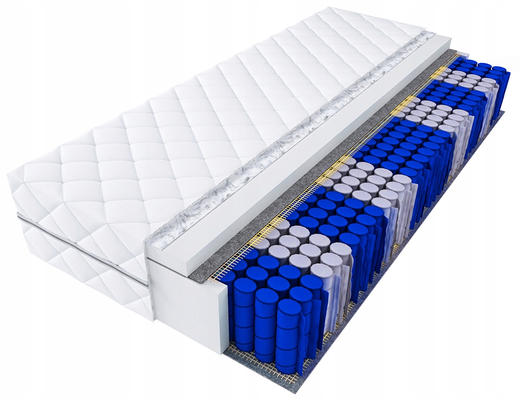 

Materac Candy 90x180 Kieszeniowy, Strefy, Pikowany