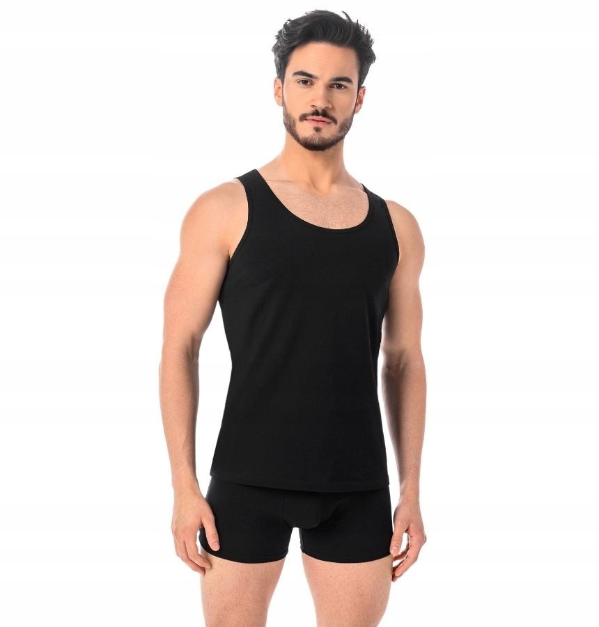 

Podkoszulek męski bawełniany Eli czarny M Teyli