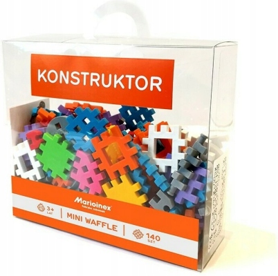 Konstruktor. Mini Waffle. 140 sztuk