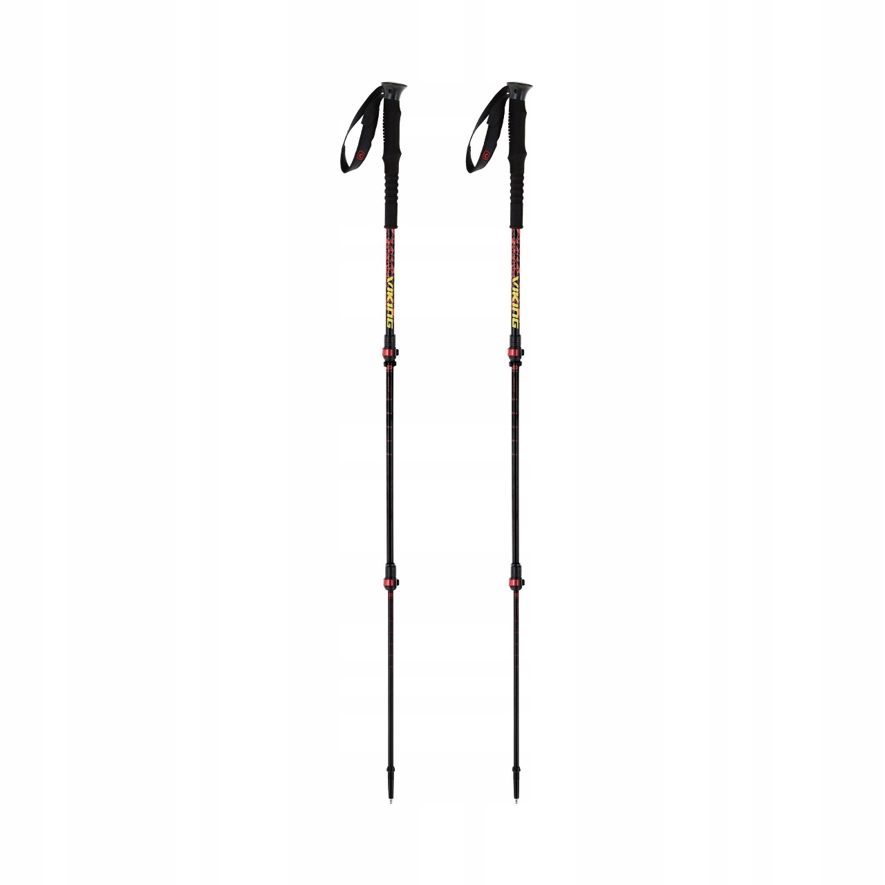 Trekingové hole Viking Lhotse černo-červené 2.0 610-27-1208-0934-UNI