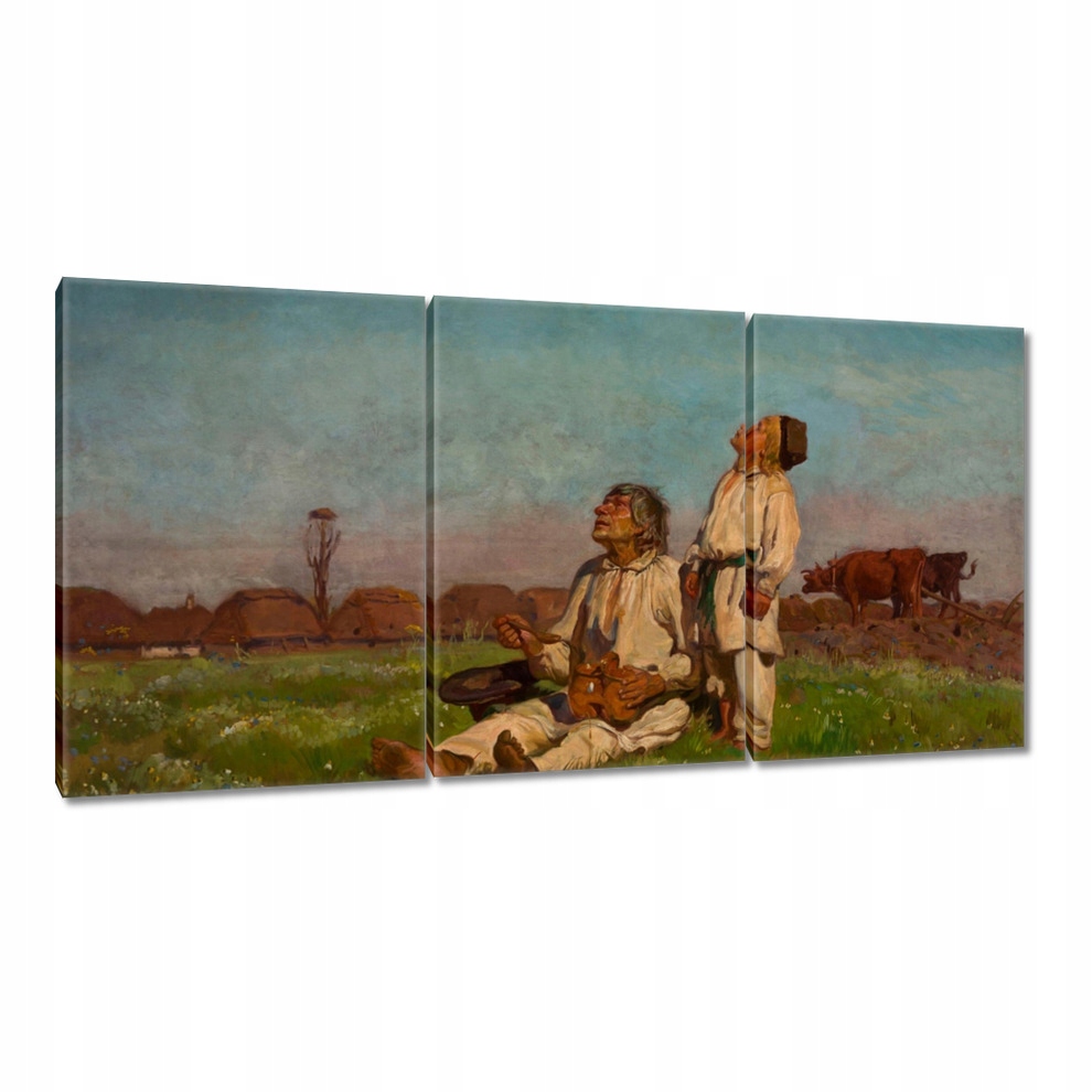 

Obrazy 120x60 Józef Chełmoński Bociany