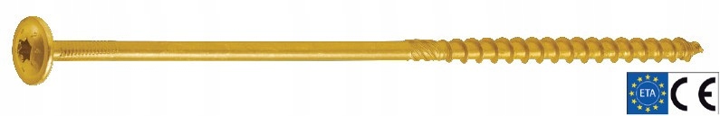 Gpr Vruty pr dřev Th T50 10 x 300/100 Zz s talířovou hlavou balení 25 ks