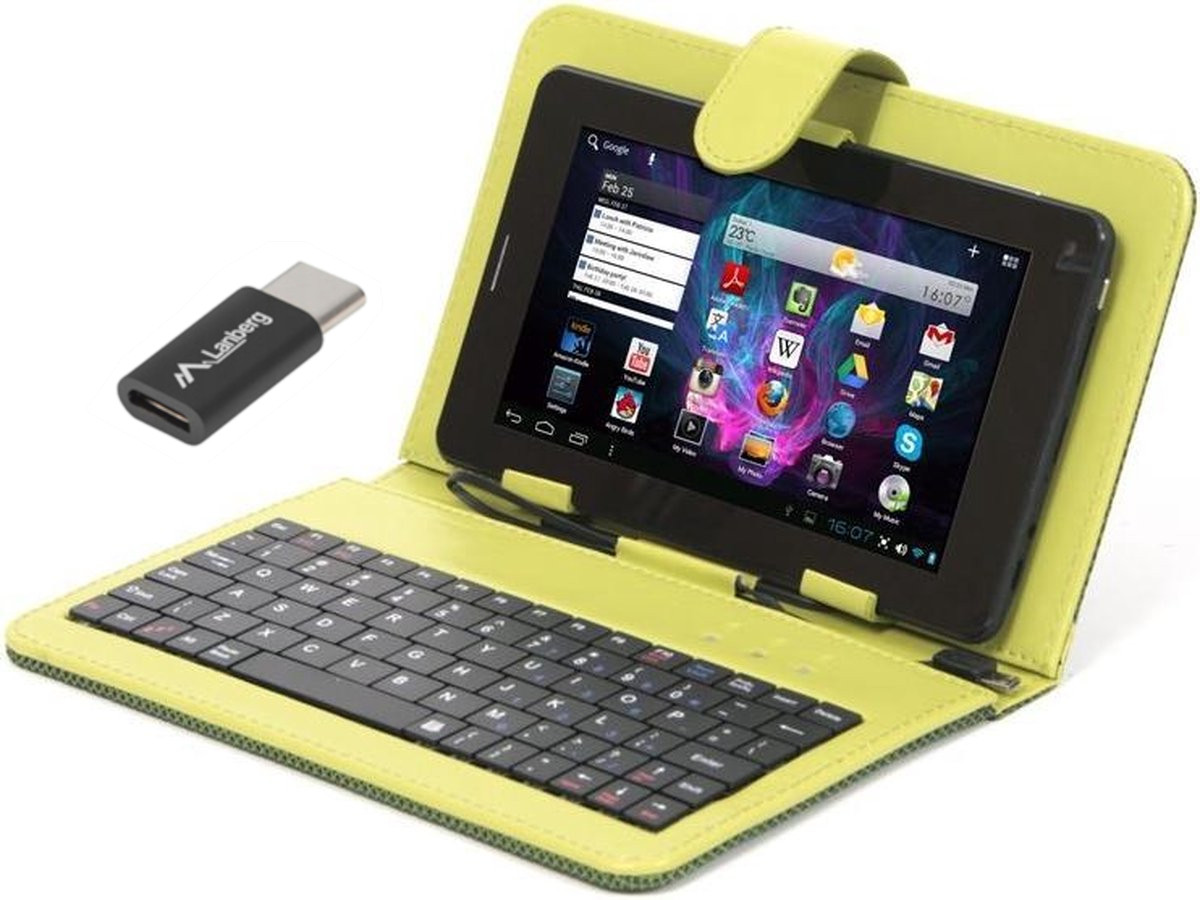 

Etui do tabletu 7'' z klawiatura +micro-USB-USB-C