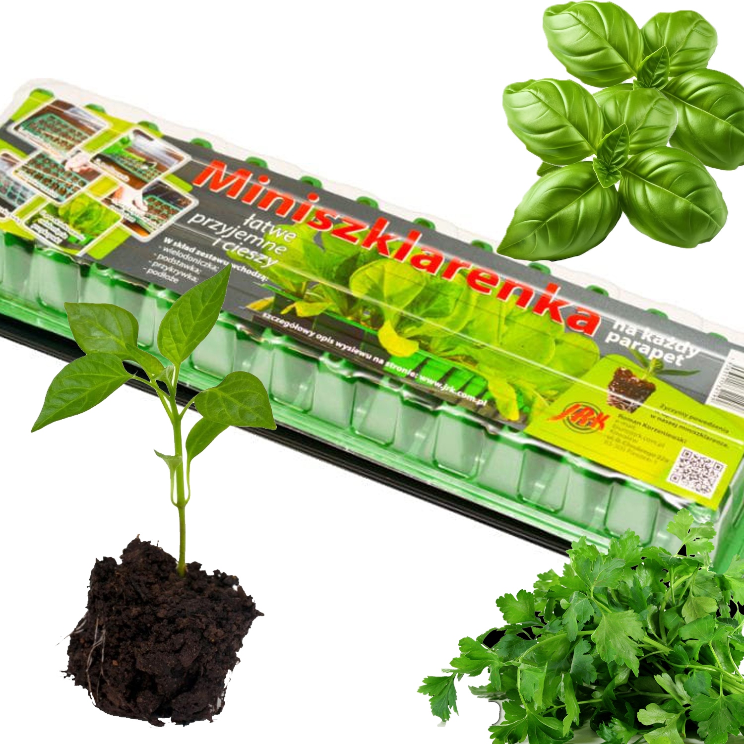 DUŻA MINI SZKLARNIA SZKLARENKA INSPEKT ZIELNIK 56 KOMÓREK + ZIEMIA KUWETA