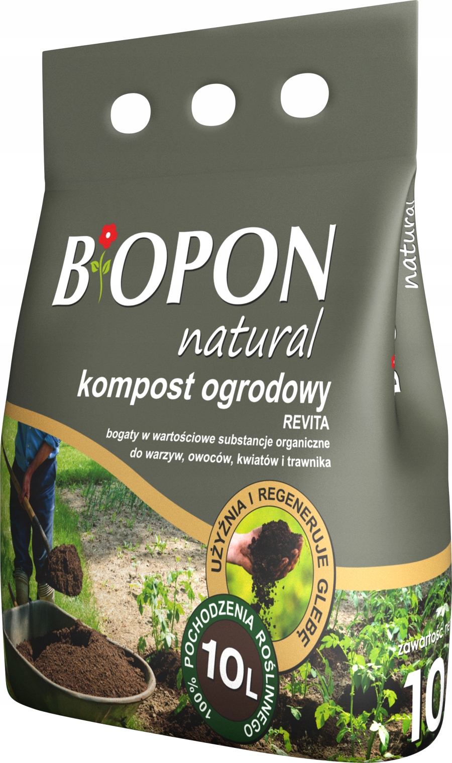 

Biopon Natural Kompost Ogrodowy Revita 10 l