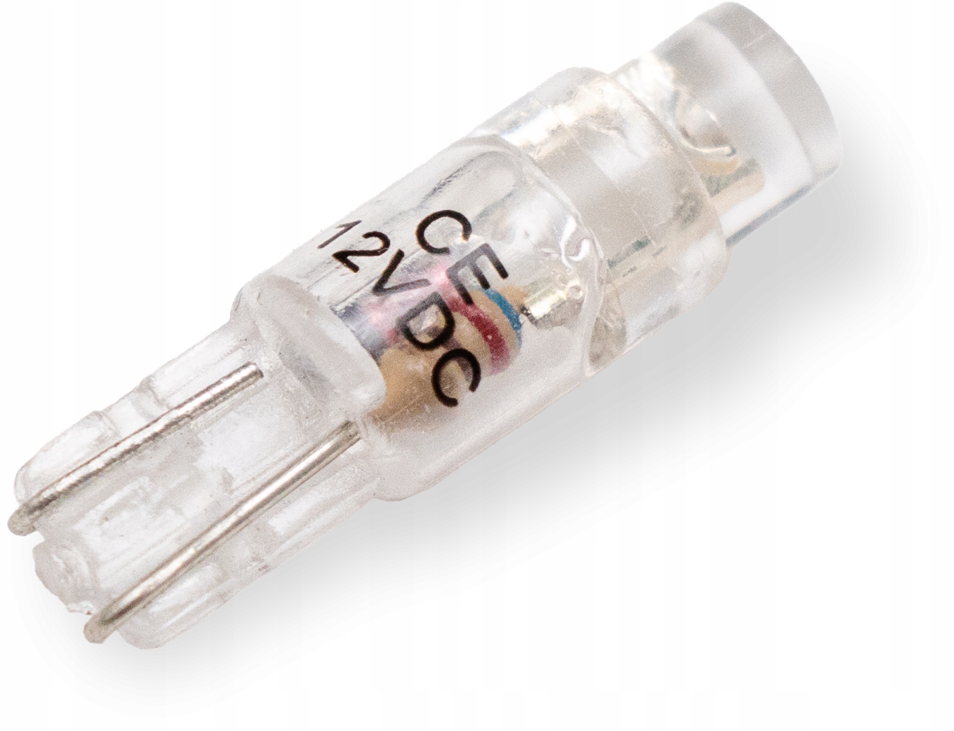 T5 R5 Żarówka 12V W1,2W Biała Ciepła Led