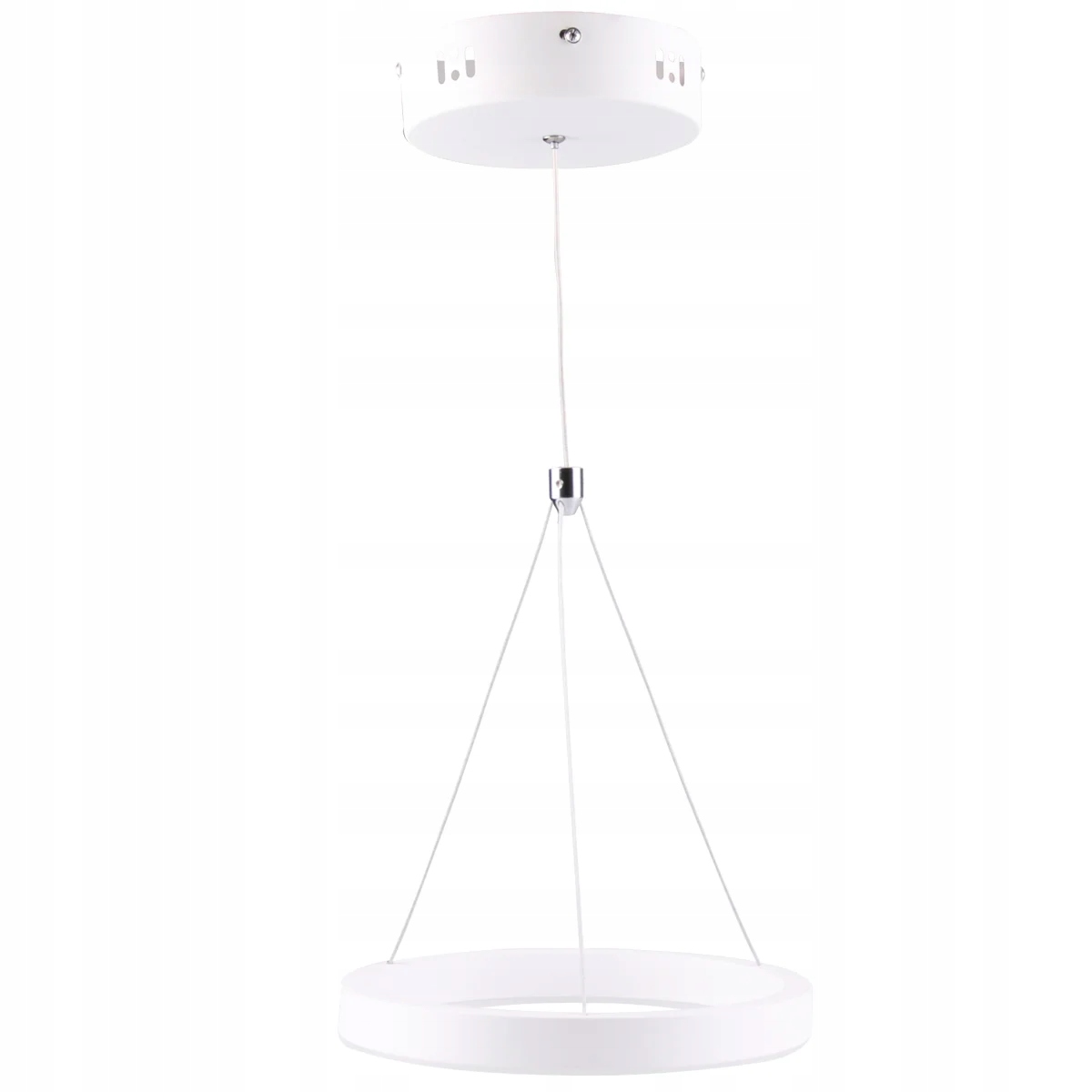 Závěsná lampa lustrová bílá kulatý Led neutrální moderní 20 cm Polux