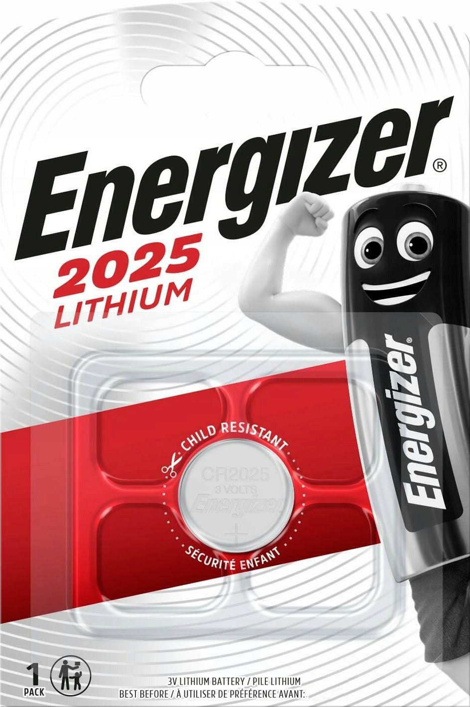 

5x Bateria Baterie Energizer CR2025 DL 2025 Litowa